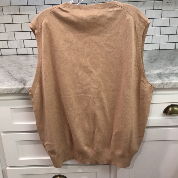 Polo Ralph Lauren Classic Vest Mens Size XXL Tan New with Tags Pima Cotton - Picture 3 of 10